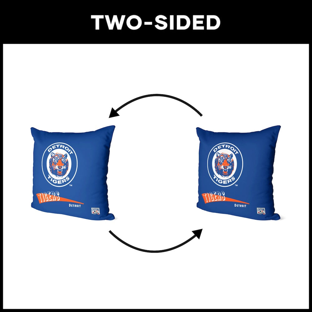 Detroit Tigers vintage throw pillow