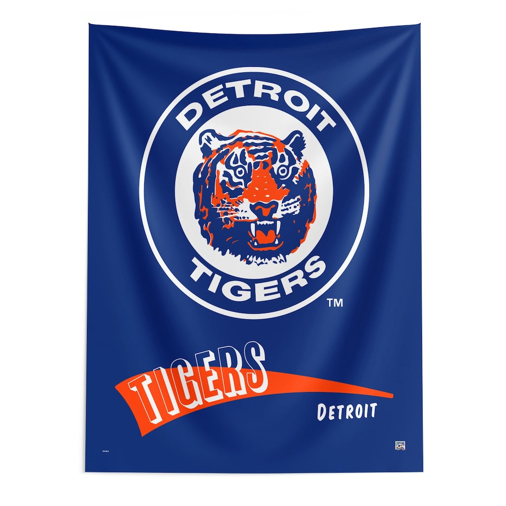 Detroit Tigers throwback wall hanging