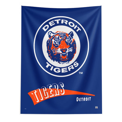 Detroit Tigers throwback wall hanging