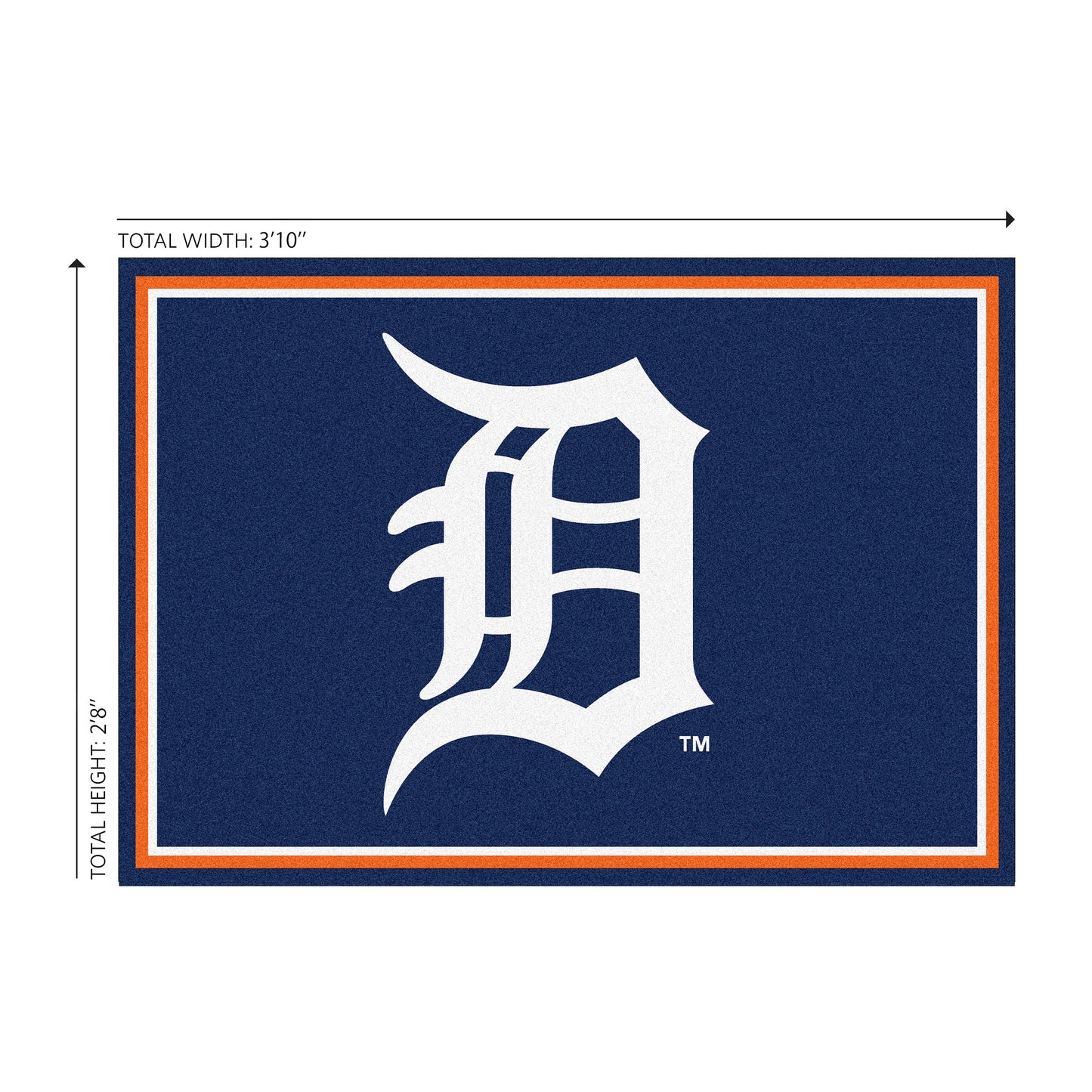 Detroit Tigers Welcome Mat Dimensions