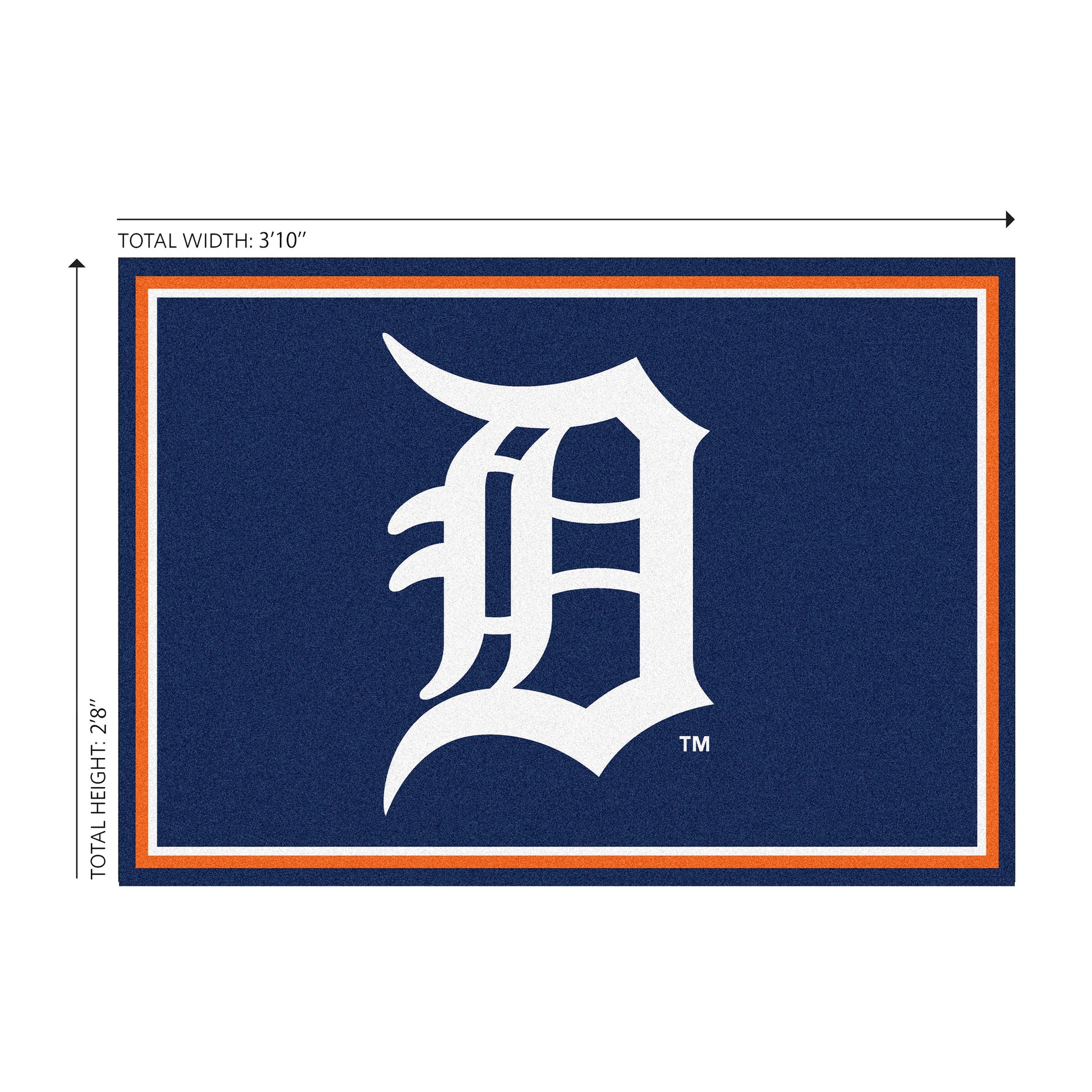 Detroit Tigers Welcome Mat Dimensions