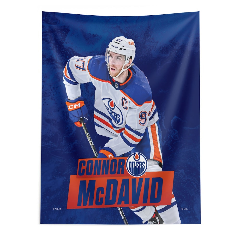 Edmonton Oilers Connor McDavid wall hanging