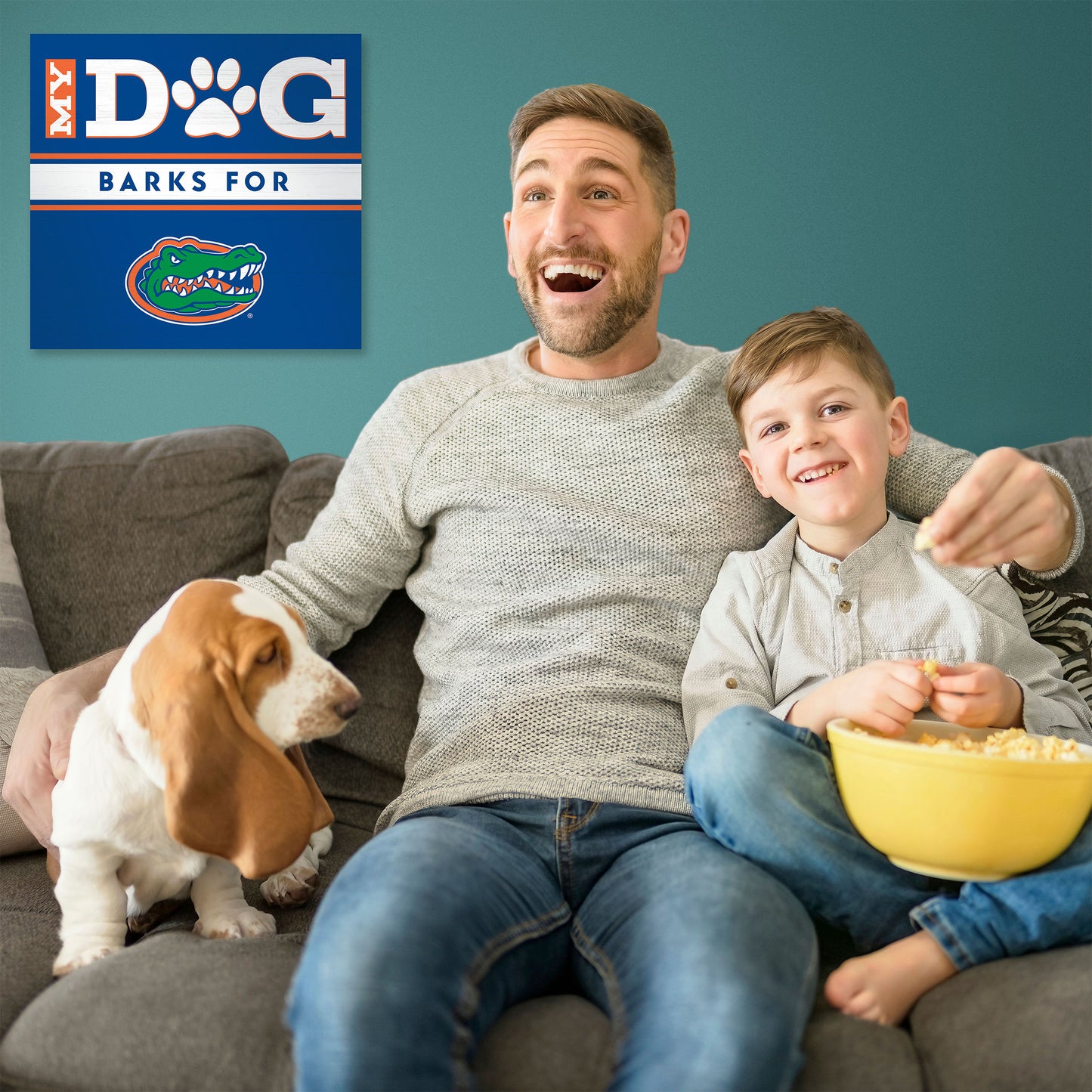 Florida Gators my dog art sign