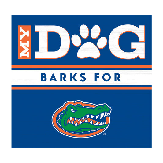 Florida Gators dog sign