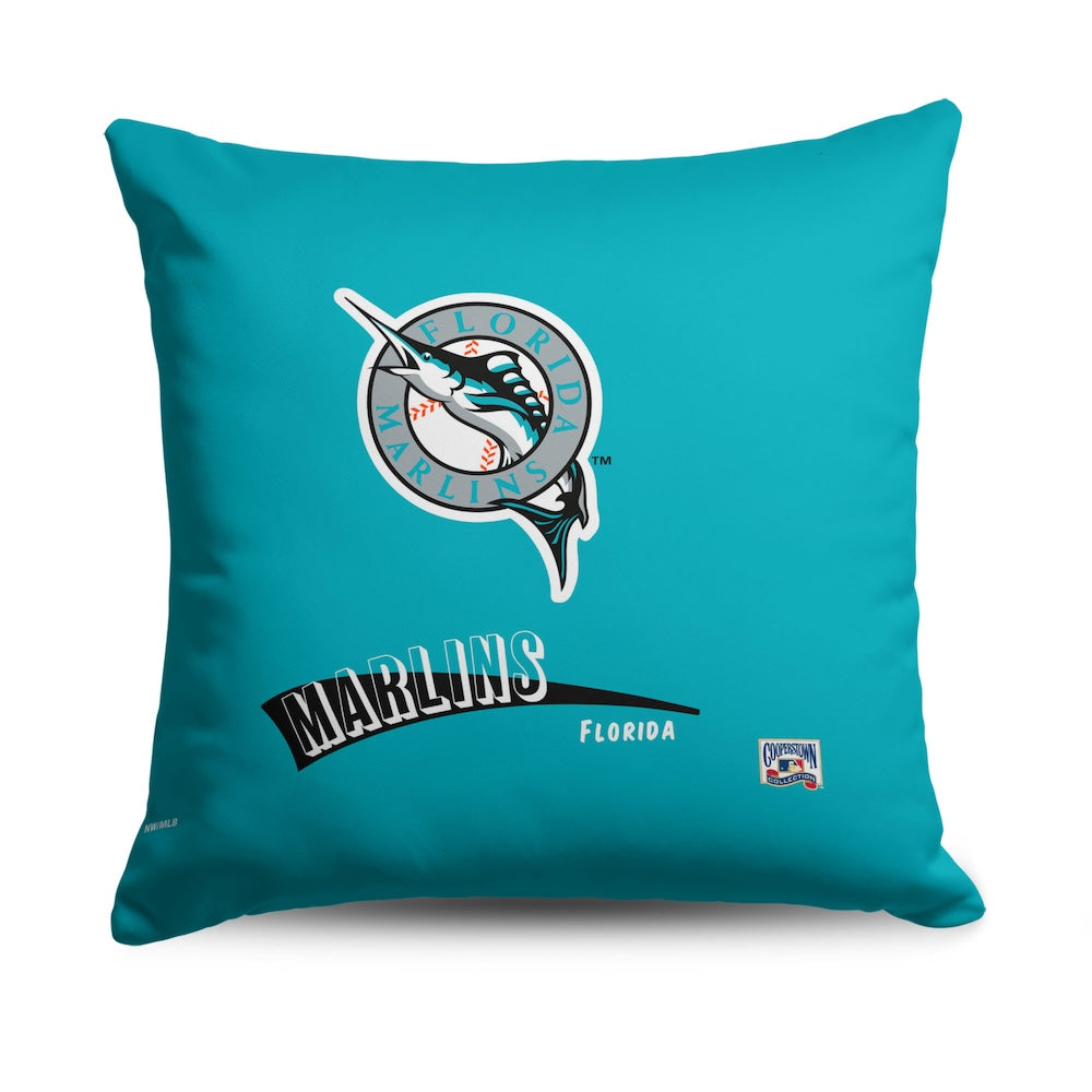 Florida Marlins CC Throwback pillow