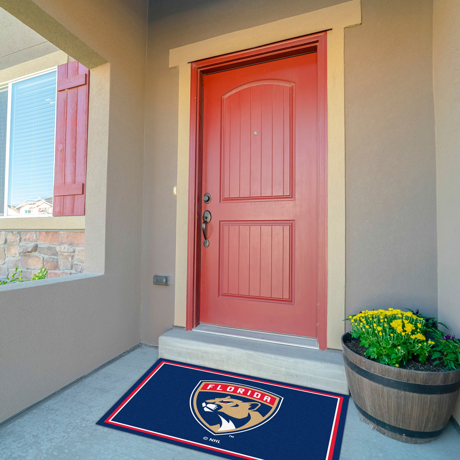 Florida Panthers Front Door Mat