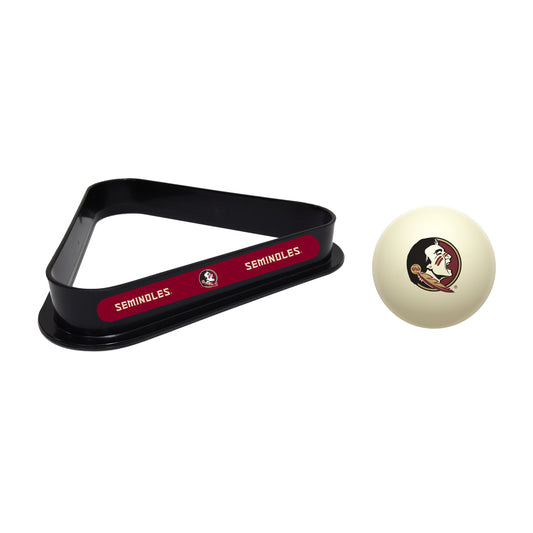 Florida State Seminoles cue ball and triangle