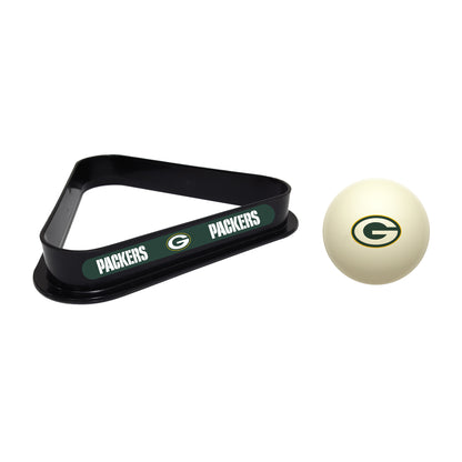 Green Bay Packers cue ball and triangle