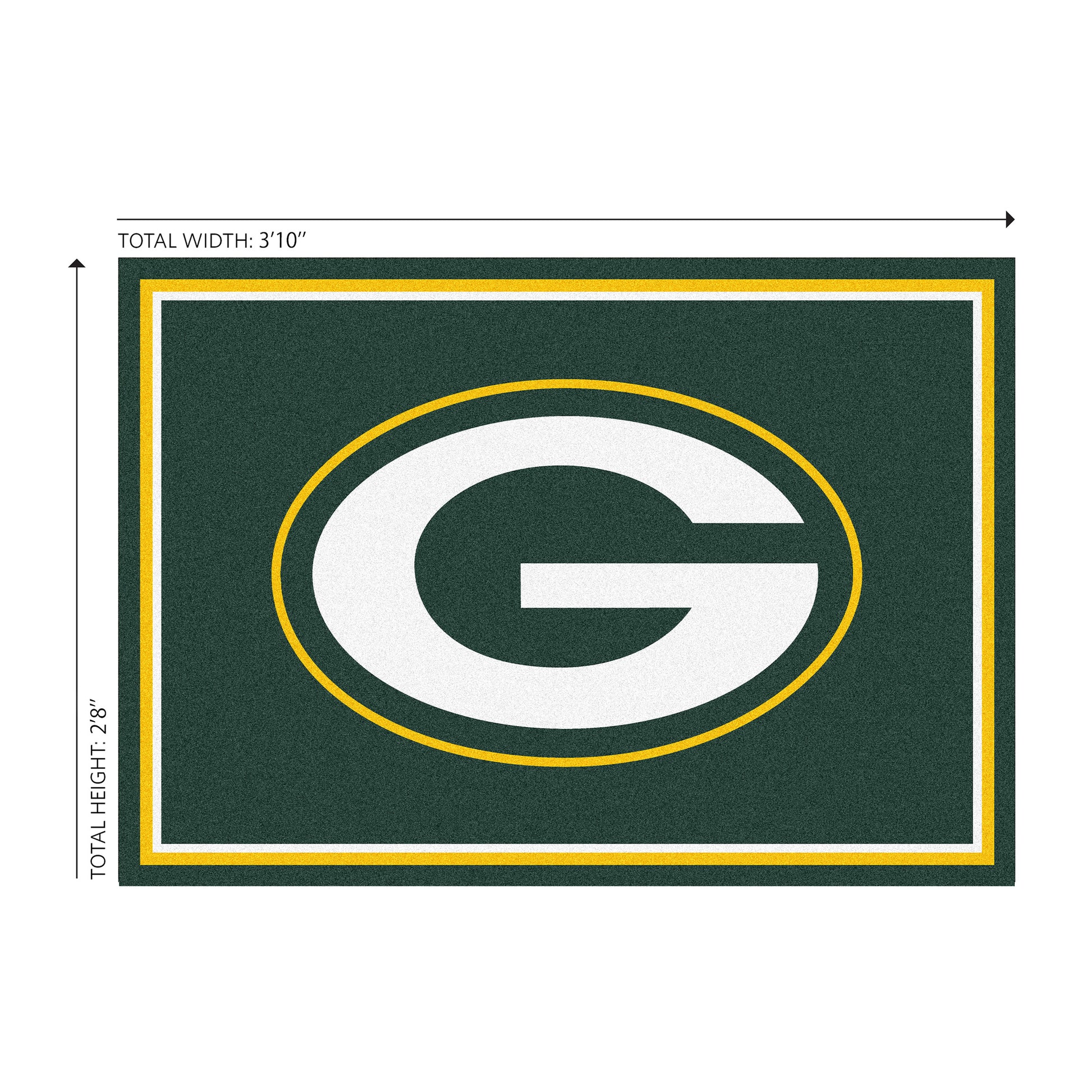 Green Bay Packers Welcome Mat Dimensions
