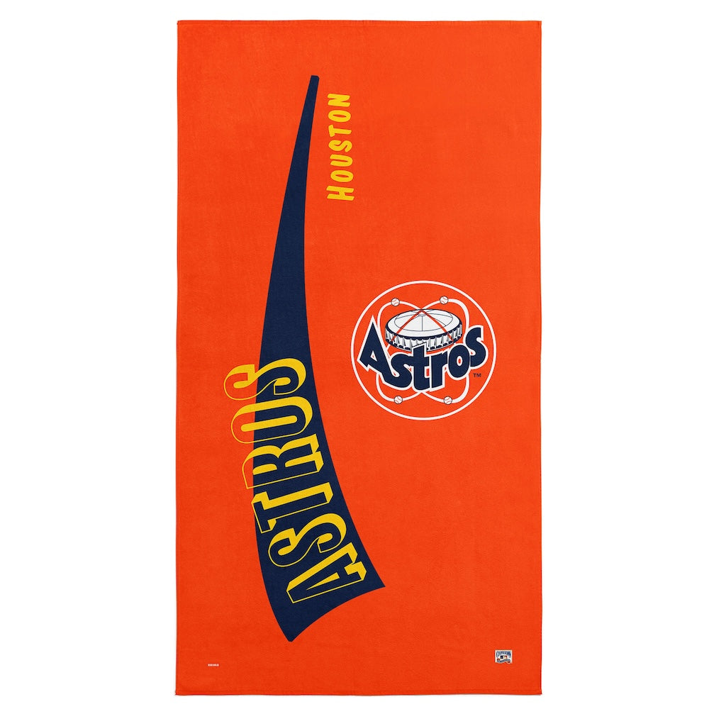 Houston Astros throwback beach towel