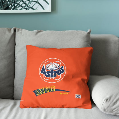 Houston Astros old school logo pillow