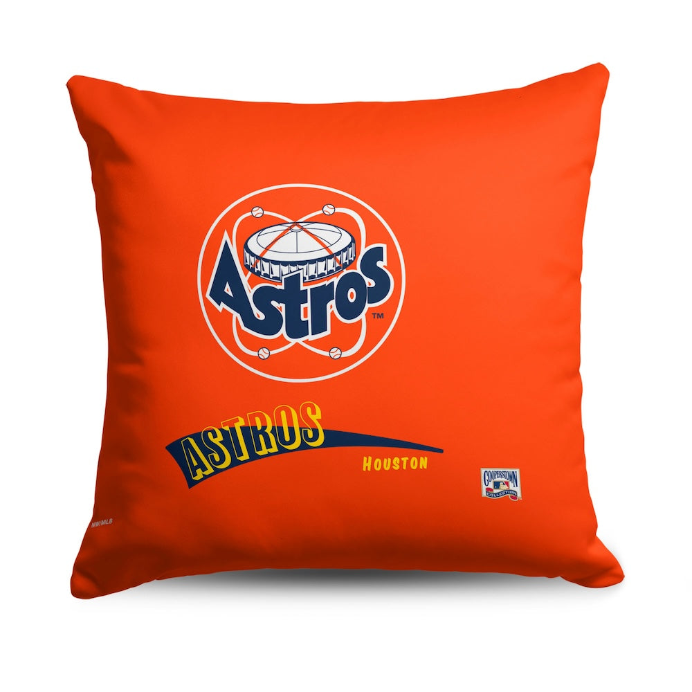 Houston Astros CC Throwback pillow