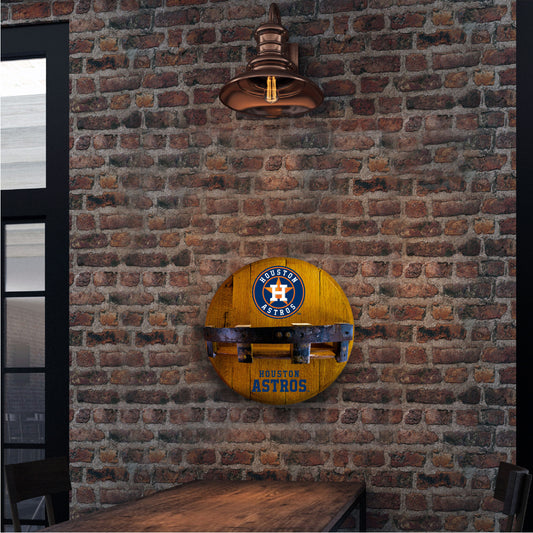 Houston Astros whiskey barrel shelf lifestyle