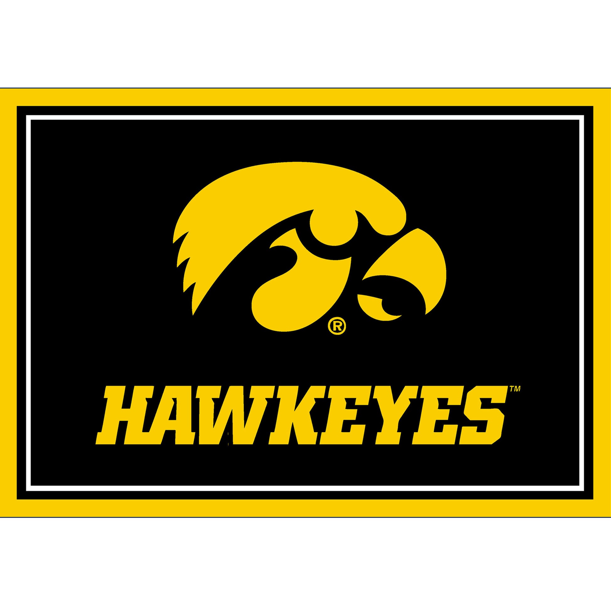Iowa Hawkeyes Entry Mat