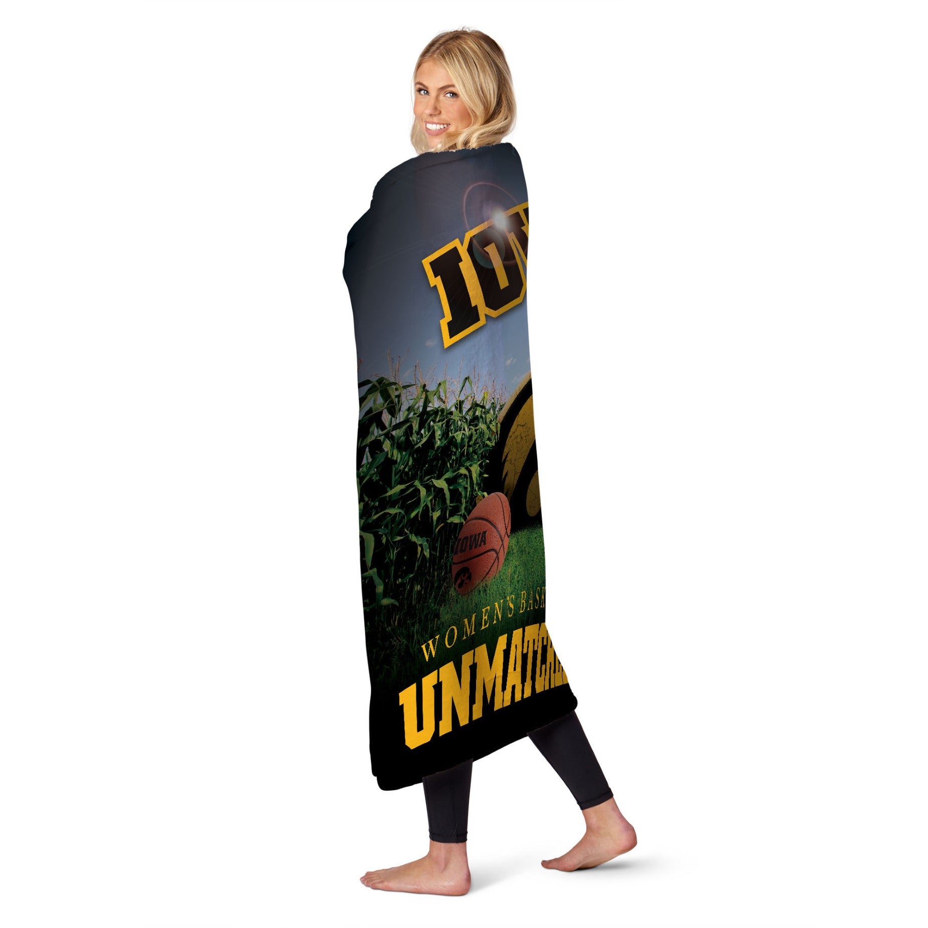 Iowa Hawkeyes womens college basketball team blanket 2