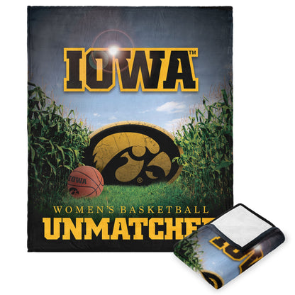 Iowa Hawkeyes womens college basketball team blanket