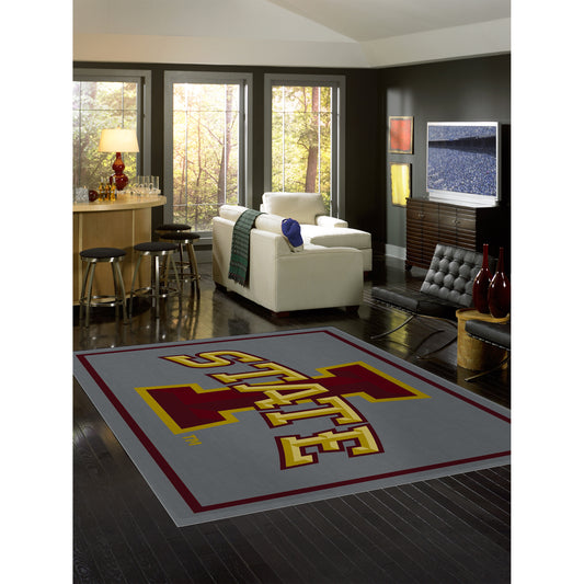 Iowa State Cyclones spirit style area rug life