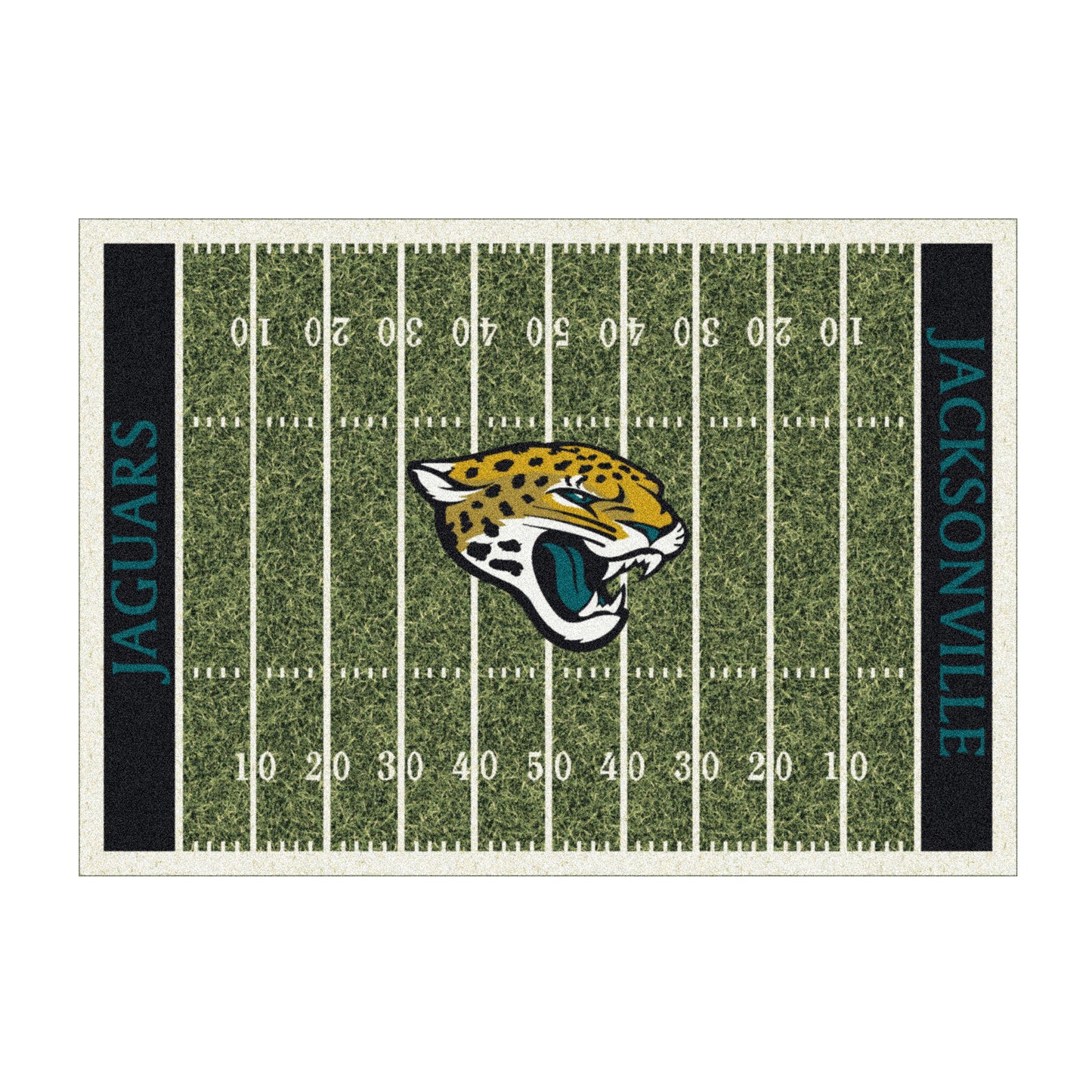 Jacksonville Jaguars home field style area rug