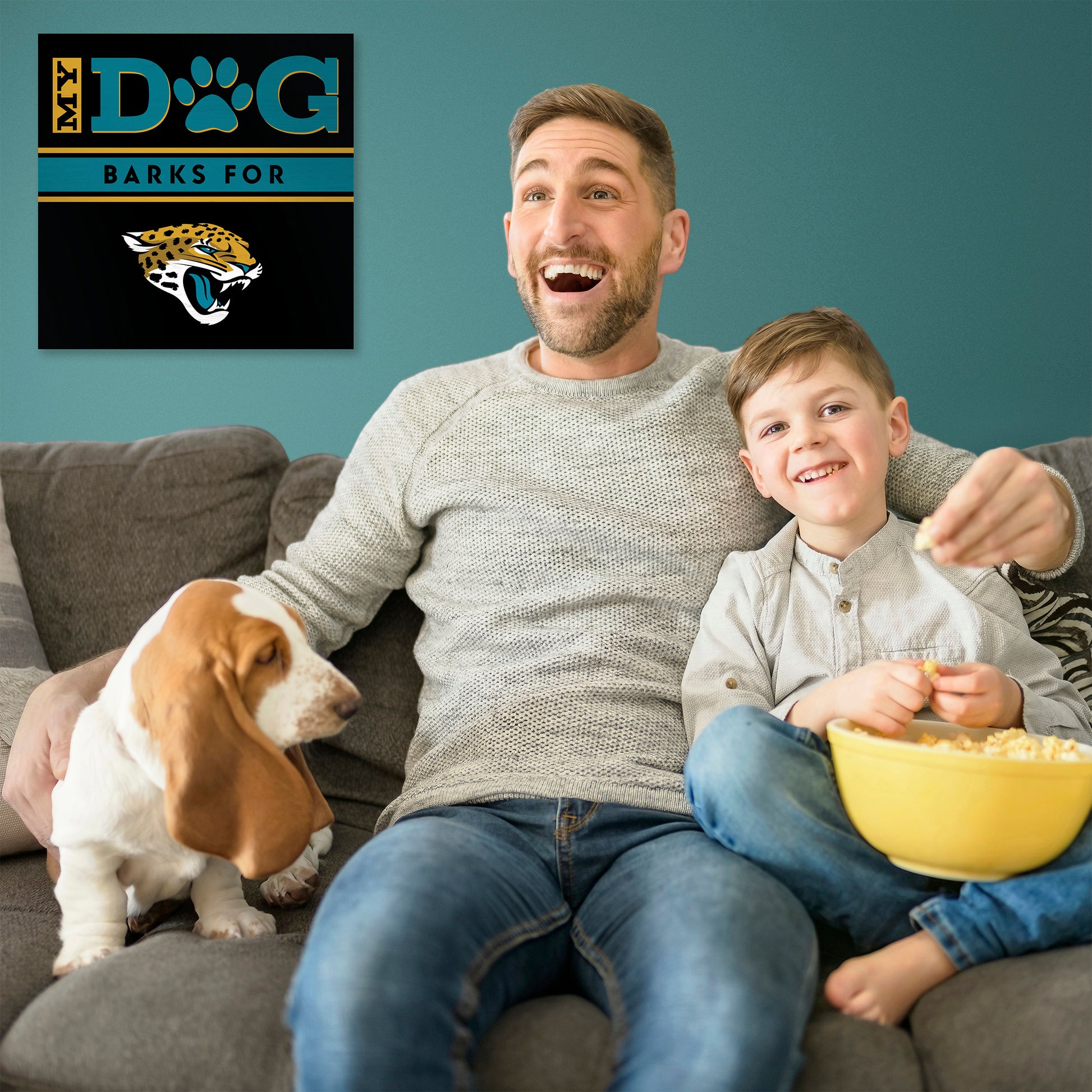 Jacksonville Jaguars my dog art sign