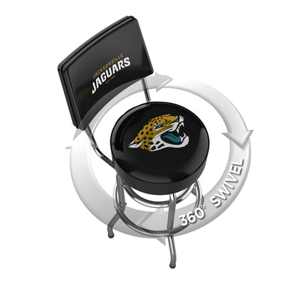 Jacksonville Jaguars Swivel Barstool