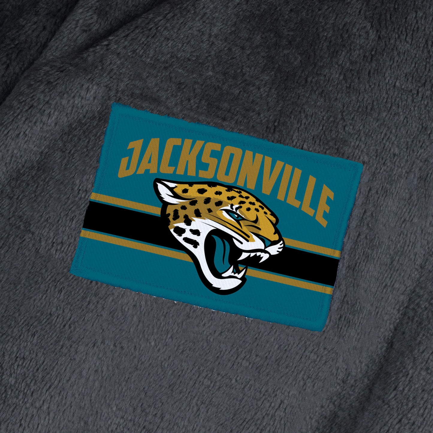 Jacksonville Jaguars team color bathrobe patch