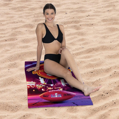 Kansas City Chiefs Super Bowl 58 Champs Beach Towel lifestyle