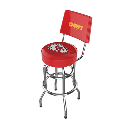 Kansas City Chiefs Chrome Barstool