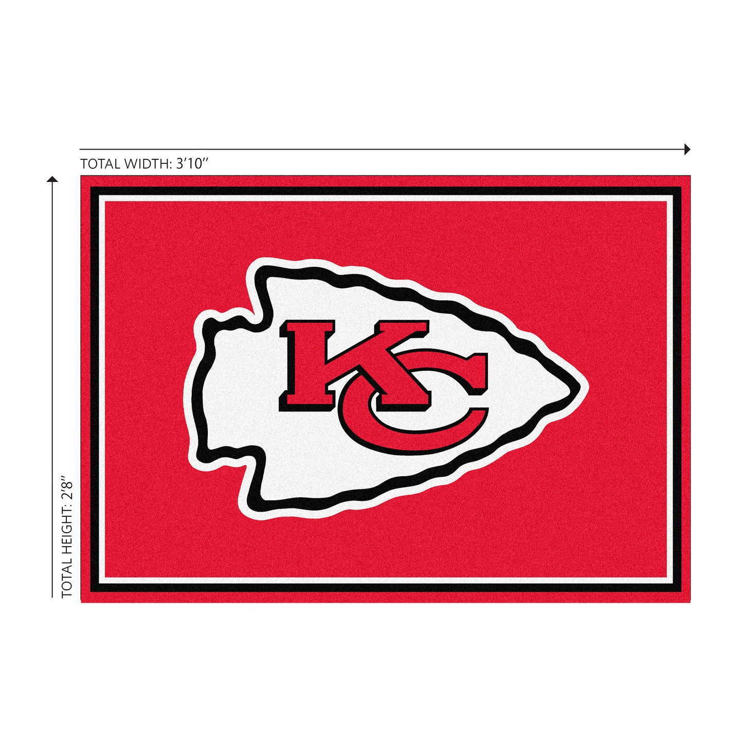 Kansas City Chiefs Welcome Mat Dimensions