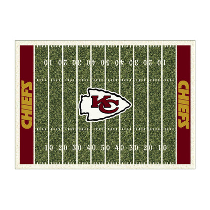 Kansas City Chiefs home field style area rug