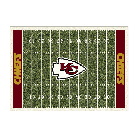 Kansas City Chiefs home field style area rug