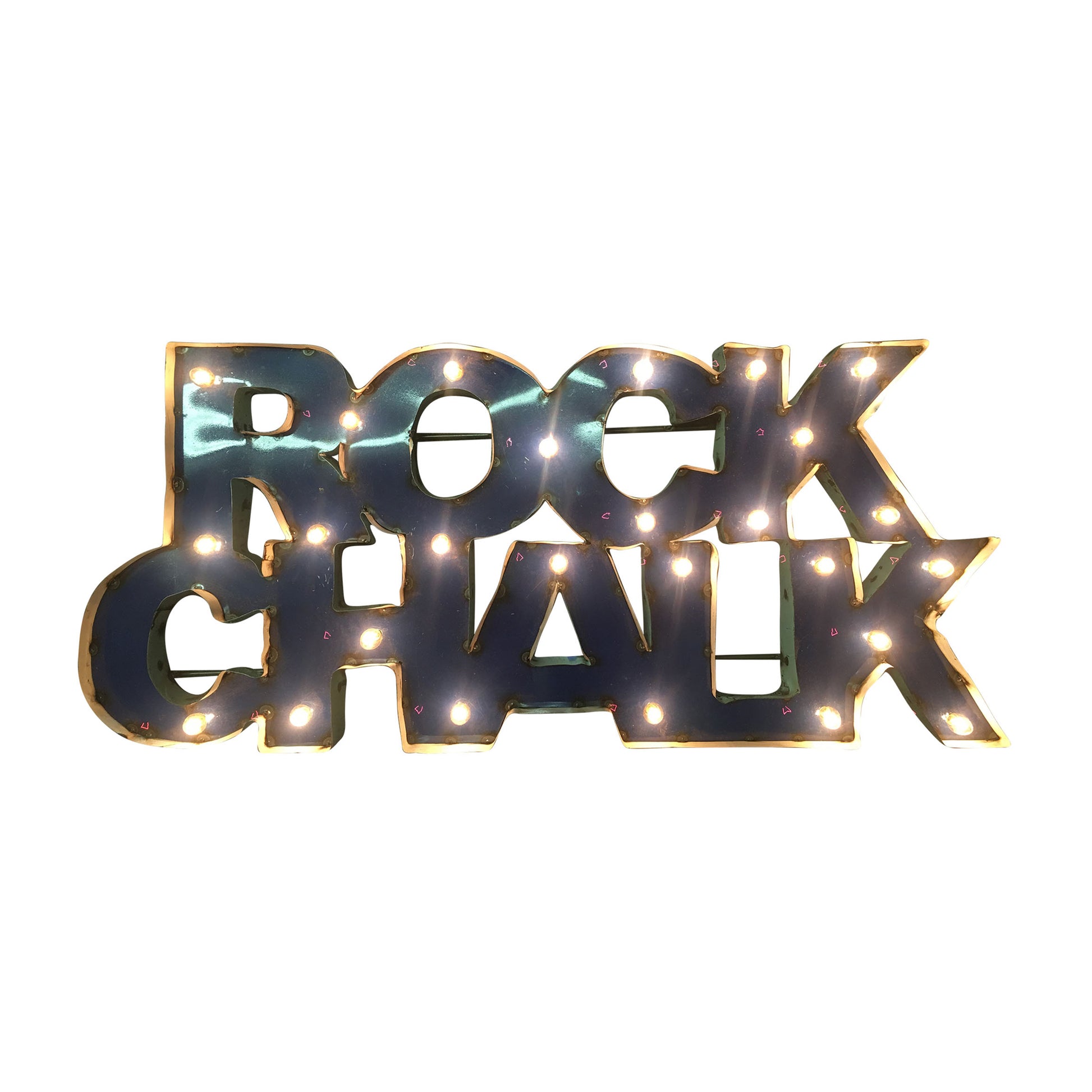 Kansas Jayhawks lighted metal sign