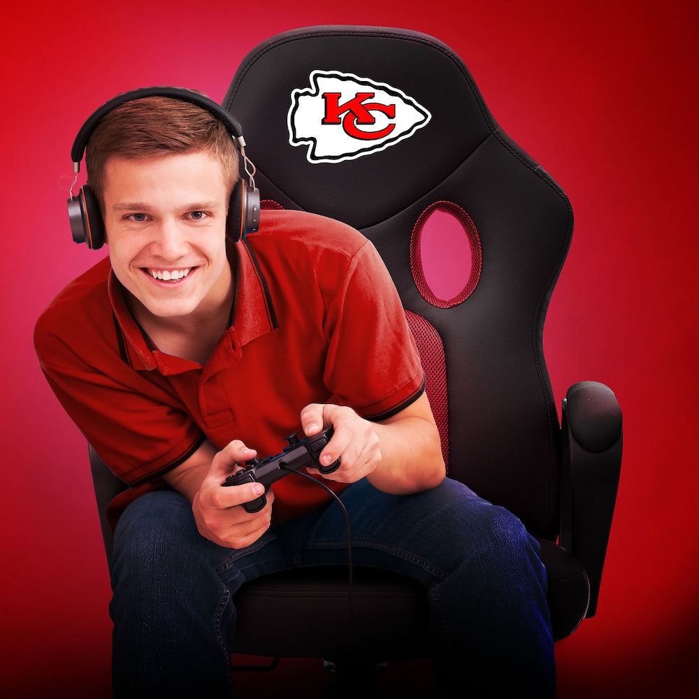 Kansas City Chiefs Office Gamer Chair Lifestyle