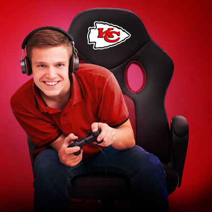 Kansas City Chiefs Office Gamer Chair Lifestyle