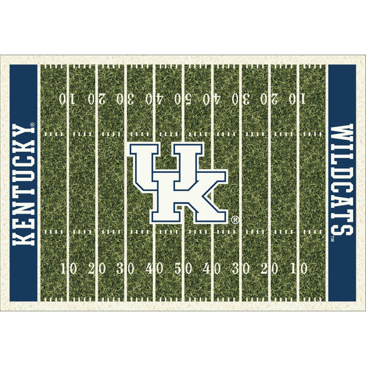 Kentucky Wildcats home field style area rug