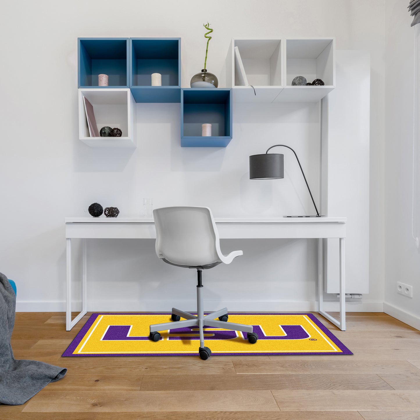 LSU Tigers small area rug
