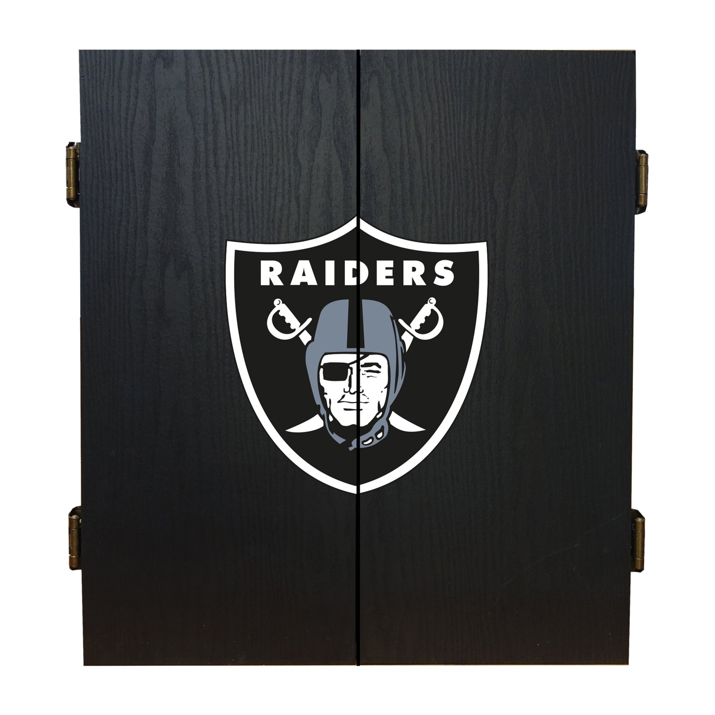 Las Vegas Raiders Dart Board Cabinet