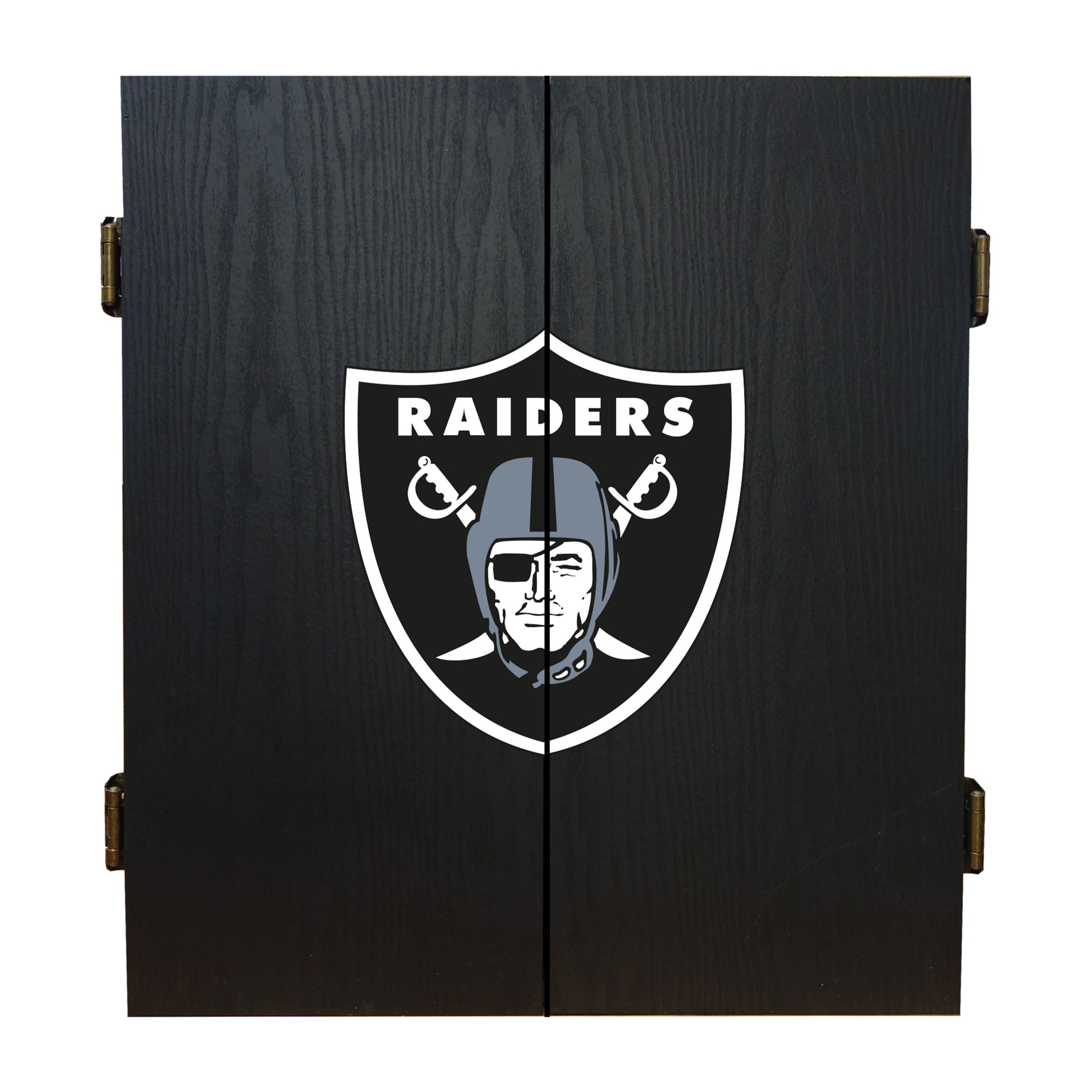 Las Vegas Raiders Dart Board Cabinet