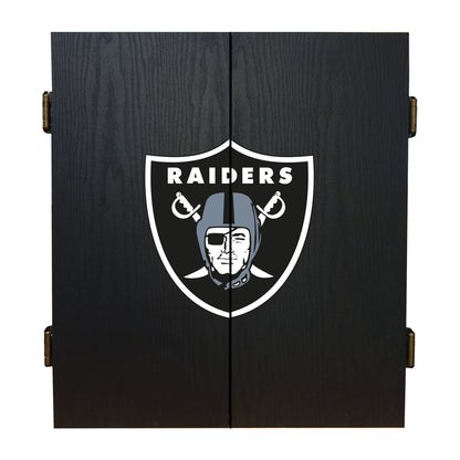 Las Vegas Raiders Dart Board Cabinet