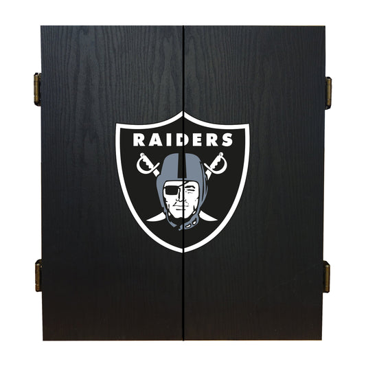 Las Vegas Raiders Dart Board Cabinet