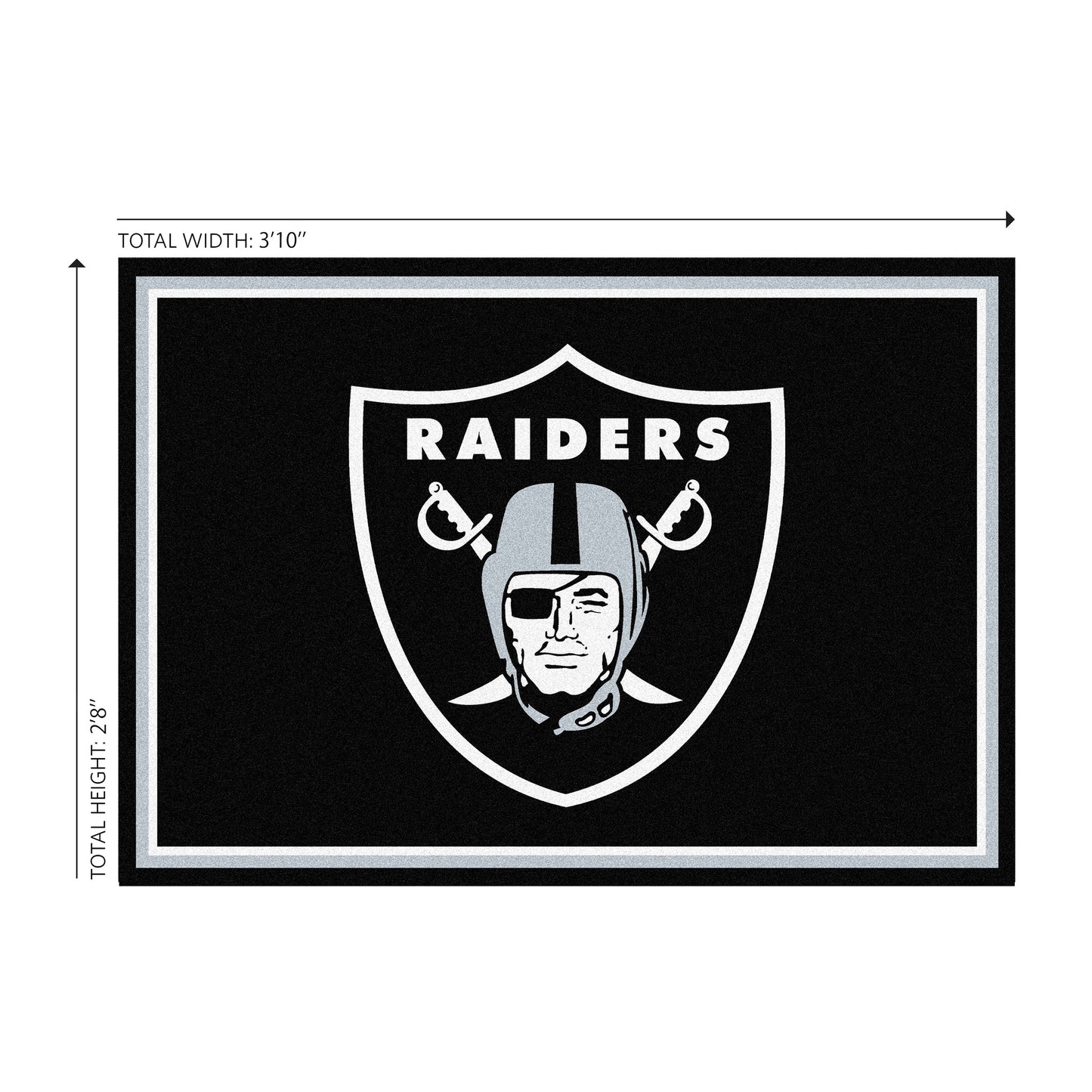 Las Vegas Raiders Welcome Mat Dimensions