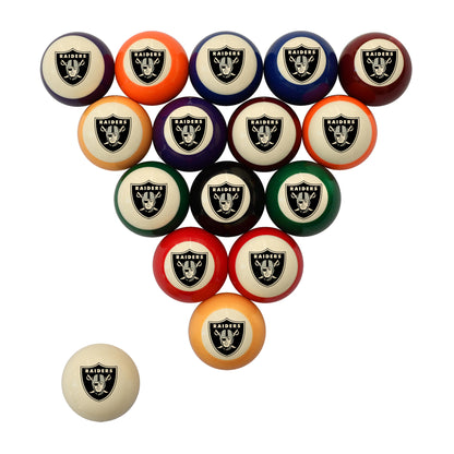 Las Vegas Raiders logo billiards balls