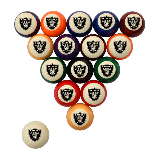 Las Vegas Raiders logo billiards balls