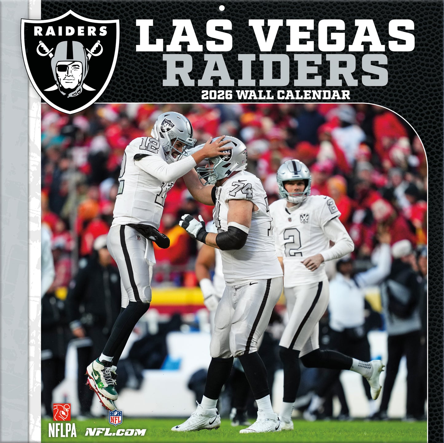 Las Vegas Raiders Team Photos Wall Calendar