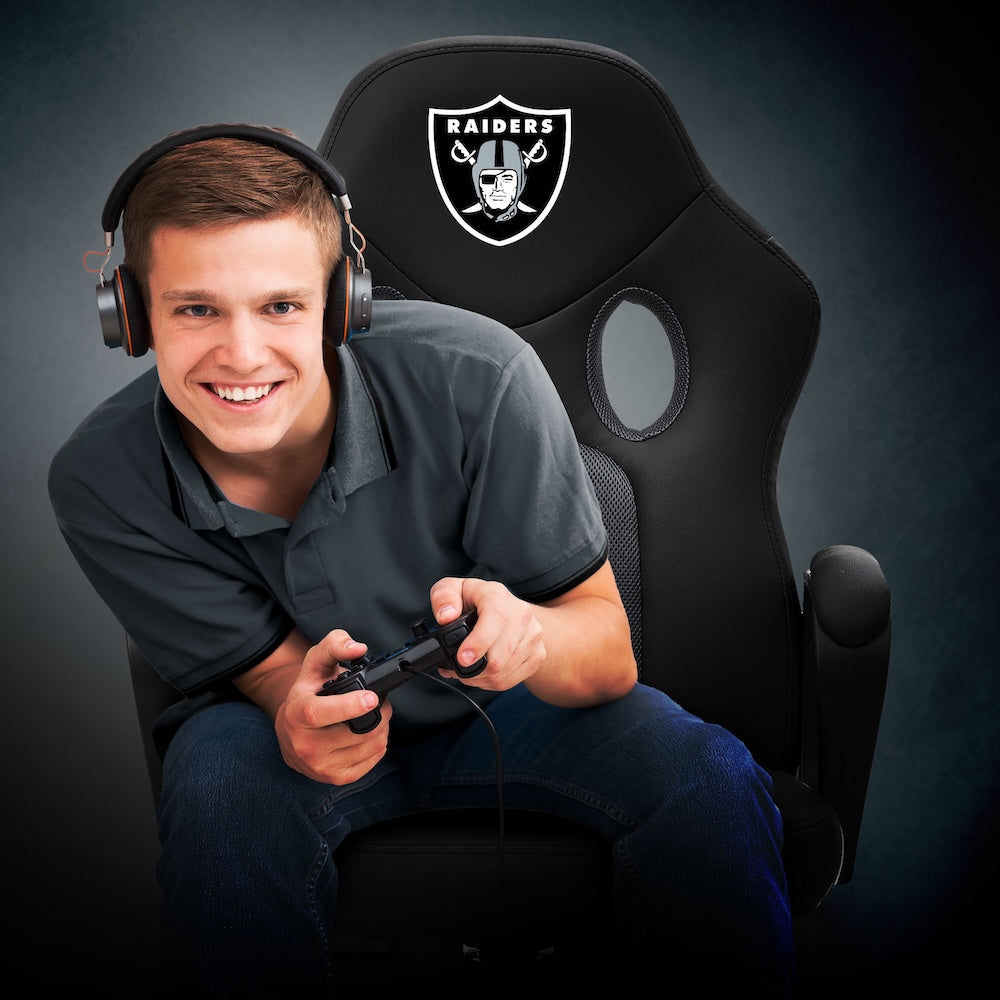 Las Vegas Raiders Office Gamer Chair Lifestyle