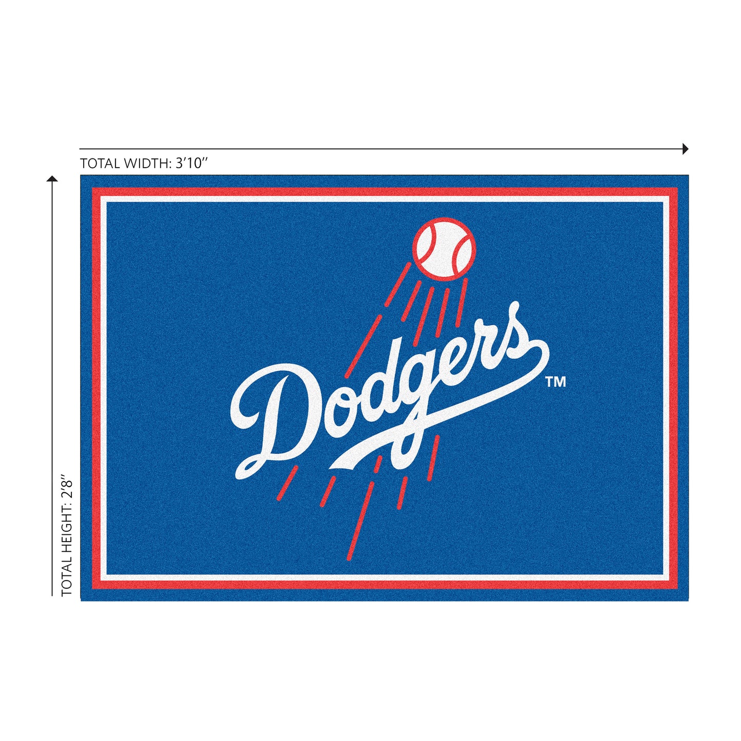 Los Angeles Dodgers Welcome Mat Dimensions