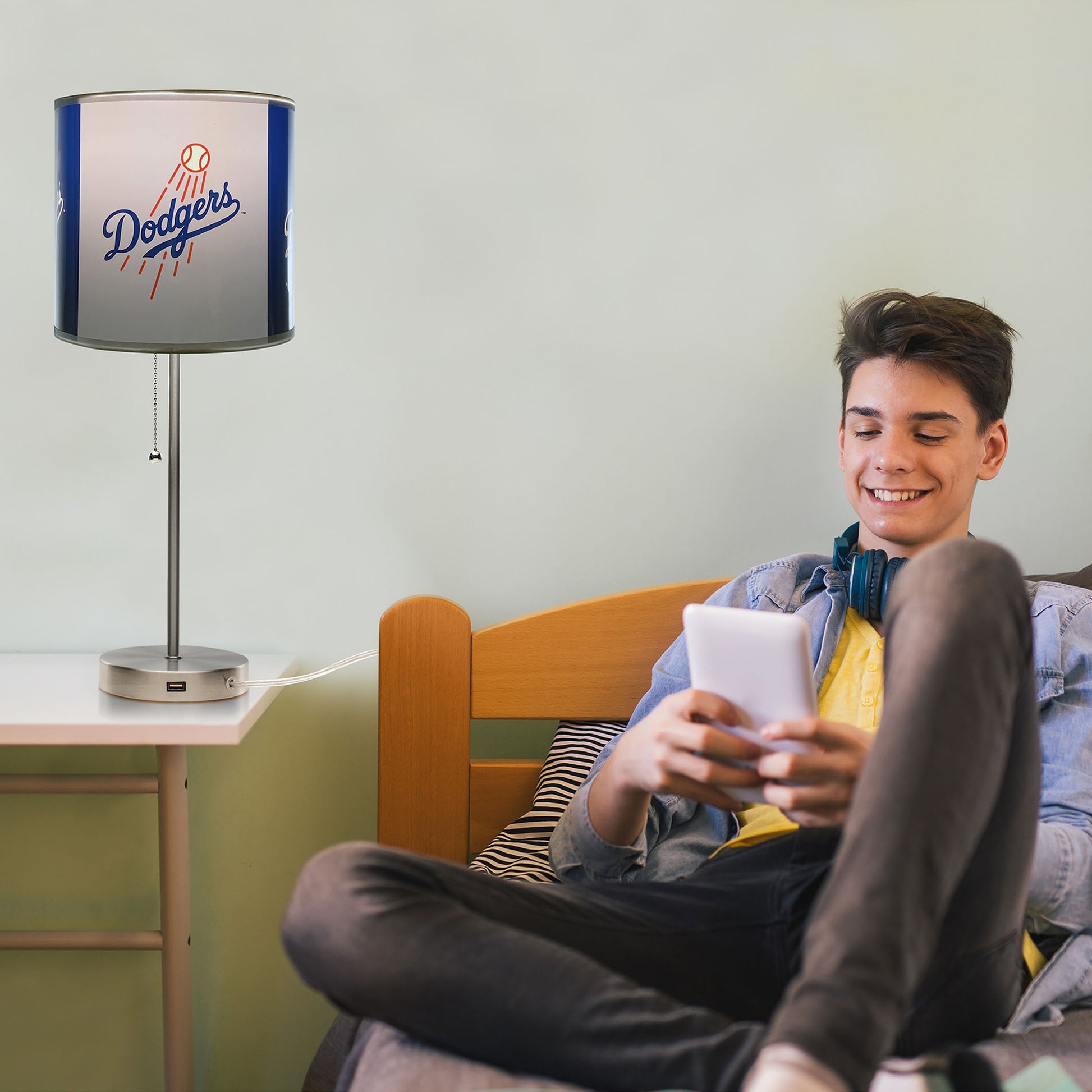 Los Angeles Dodgers reading lamp