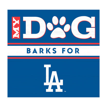 Los Angeles Dodgers dog sign