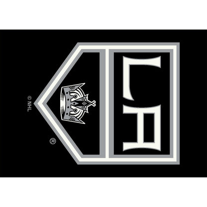 Los Angeles Kings distressed style area rug