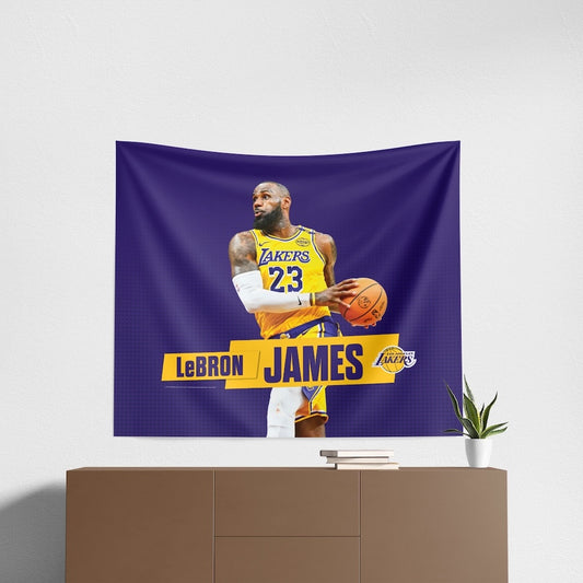 Los Angeles Lakers Lebron James large wall hanging