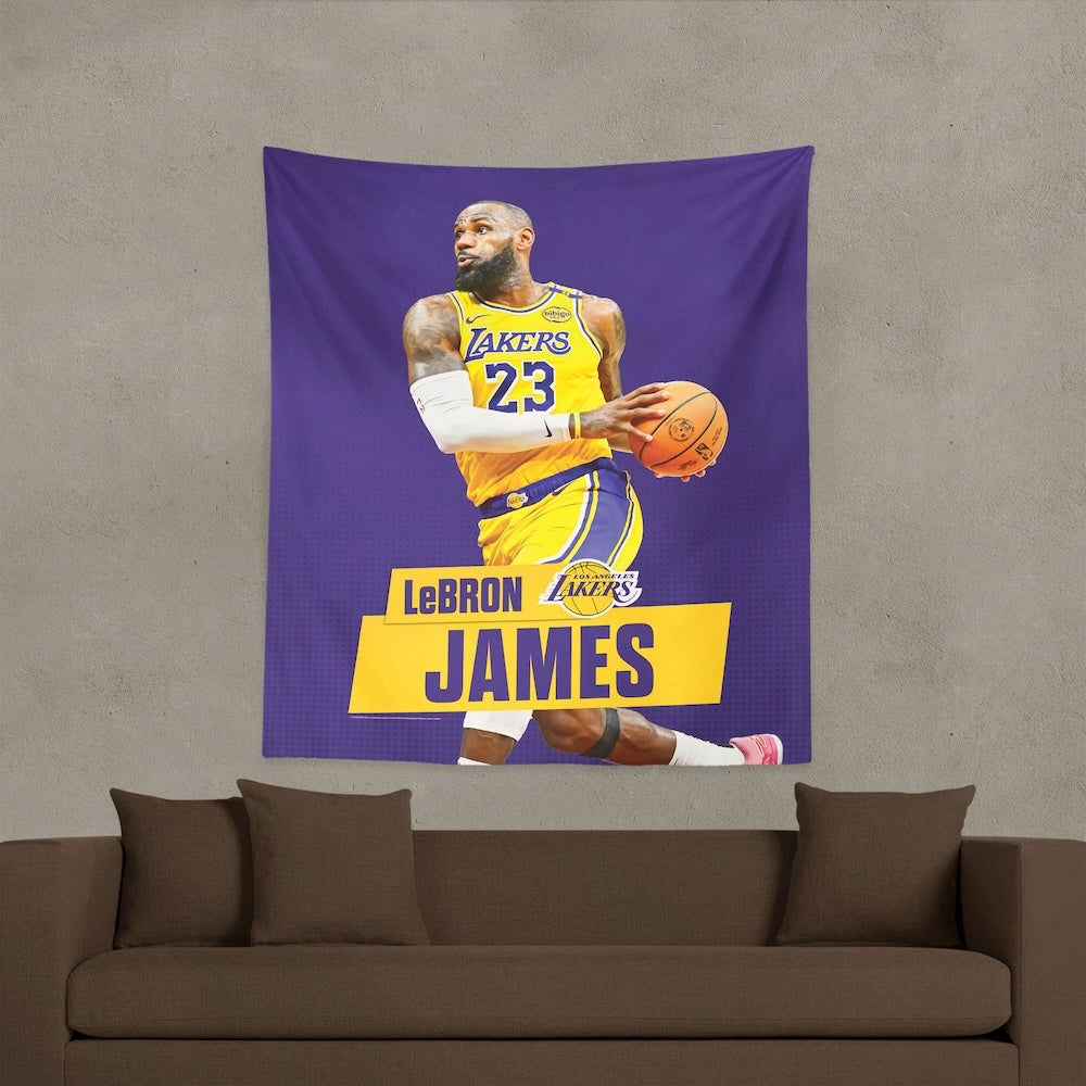 Los Angeles Lakers Lebron James wall hanging